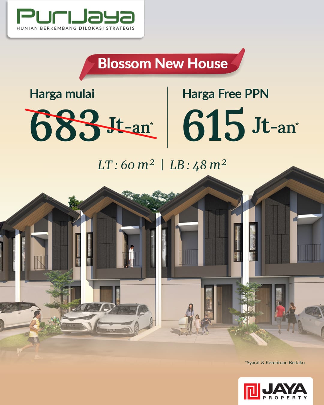 Blossom Tipe New House